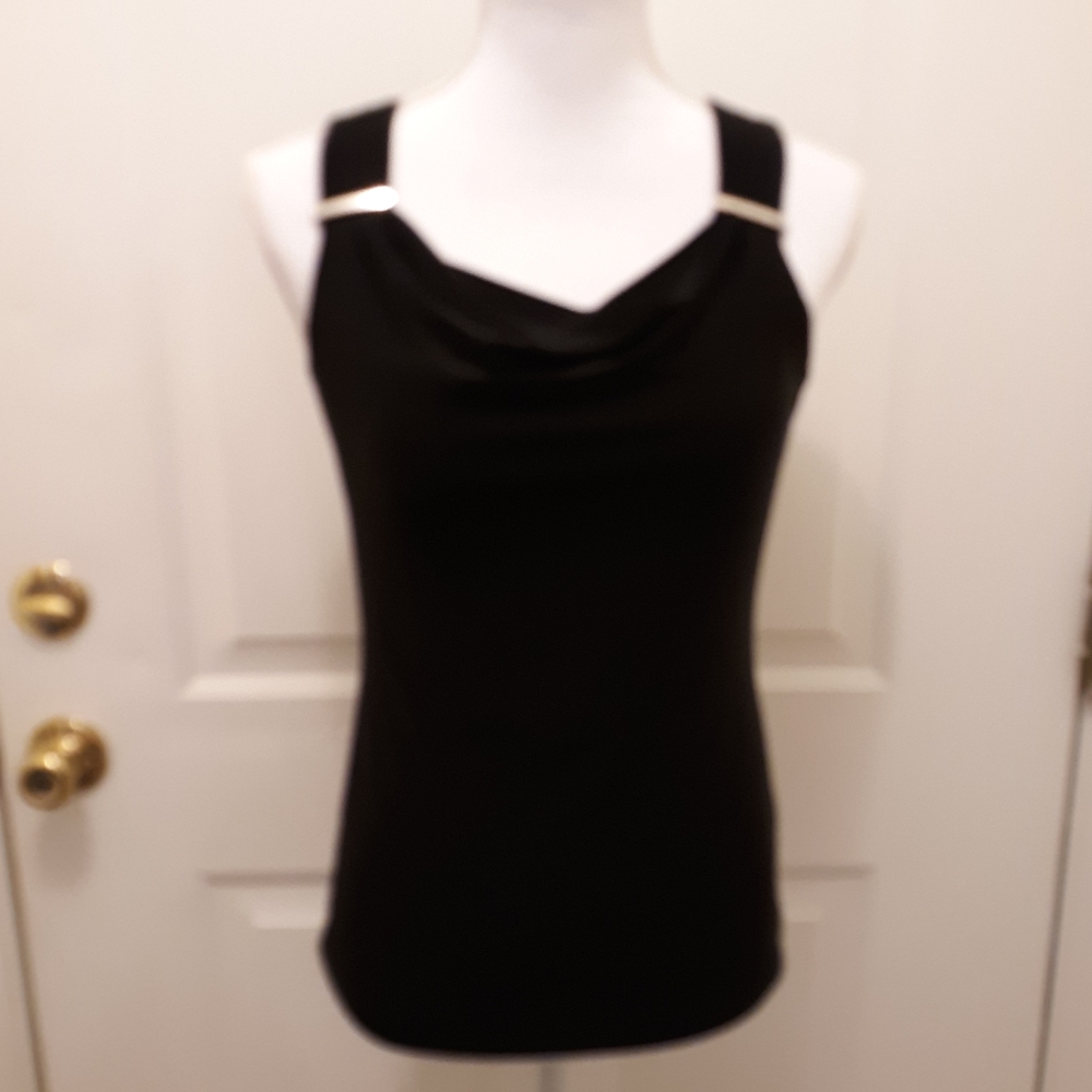 Sleeveless Black Shirt